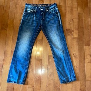 Rock Revival Matty Straight Jeans Size 36